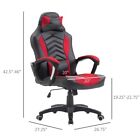 Computer Gaming Office Chair Vibration Heating High Back Massage Lumbar Support