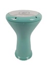 Doumbek Drum Darbuka  Professional Aluminum Cast  Bavly Music 17  Teal  Blemish 