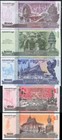 Cambodia Set 5 Unc 100 500 1000 2000 5000 Riels 2015-2017 P 64 65 66 67 68 Comm 
