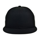Lids Blank Full Court W colored Under Visor Fitted Cap Black grey 7 5 8