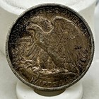 1917s 50c Walking Liberty Half Dollar Reverse Mint Mark  063laj 