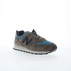 New Balance 574 U574sob Mens Brown Suede Lace Up Lifestyle Sneakers Shoes