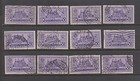 Italy  258-261 Used Lot Of 44 St  Anthony 1931 Nice  No Thins Scv  67 10