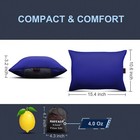 4 Oz X-foam Inflatable Camping Pillow Eluxe W  Removable Padded Cover Ultralight