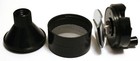 2x Plastic Spice Funnel Crank Grinder Hand Mill Dia 1 6 Inch Portable Glass Vial