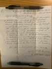 19th Century Original Handwritten Letter