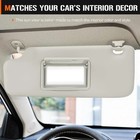 Driver   Passenger Sun Visor Left And Right  Driver And Passenger Side