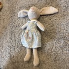 Jellycat Floral Lottie Bunny Small 10  Retired Stuffed Rabbit Flower Dress Cute
