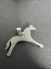 Beautiful Carolyn Pollack Relios Enamel Horse Earrings   Pendant Set Tested 925