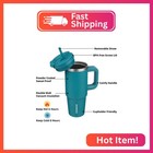 Bjpkpk 30 Oz Insulated Tumbler With Lid And Straw Stainless Steel Tumblers Cup W