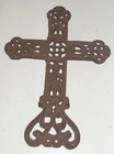 Rustic Cast Iron Victorian Wall Cross