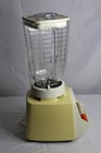 Vtg Oster Osterizer Blender Cycle Blend 70s Retro Yellow 10 Speed Glass Pitcher
