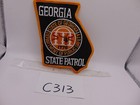 Vintage Obsolete Embroidered Patch Highway Patrol State Georgia Ga
