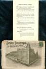 Lot 1904 Antique Singer Sewing Machine Philadelphia Pa Souvenier Card W Envelope