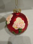 Vintage Christmas Ornament Lillian Vernon Flower Of The Month January Birthday