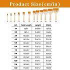 12 Pcs Flat Art Paint Brushes Set Assorted Size Nylon Painting Brushes