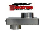6 In  Off-set Box Adapter For Fireplace Insert Chimney Liner