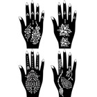 Temporary Tattoo Kits Henna Kit 5 Inks 96 Stencils Cosmetic Grade For Women Men 