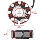 Stator And Gasket For Kawasaki Bayou 220 Klf220 Klf220-a 1988-1995   21003-1262