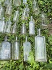 Xl Lot Of 41 Antique Clear Glass Pharmacy Apothecary Medicine Bottles  Look read