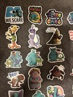 10 Pcs Random  2x2    Monsters Inc  Inspired Stickers   Sully Mike Wazowski Pixar
