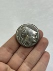 Rare Ancient Roman Greek Silver Coated Coin