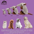 Plush Dog Squeaky Toy Stuffed Armadillo Animal Pet Puppy Chew Toys With Clean Te