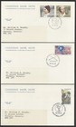 1985-1988 Lot Of 55 Different Canadian Bank Note Fdcs To Same Address
