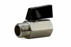 Mini 1 4  Male 1 4 Inch Female Npt Brass Ball Shut Off Valve Water Air Fluid Wog