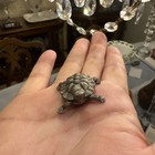 Vintage Hudson Solid Pewter Wilson Turtle Miniature Figurine Metal Usa Made
