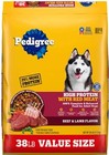  pack Of 2  Pedigree High Protein Adult Dry Dog Food - Beef   Lamb  38 Lb  New