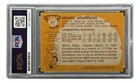 Magic Johnson Signed On Card 1981 Topps  21 Lakers Trading Card Psa