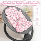 Infant Car Seat Insert  Soft Baby Car Seat Head   Body Support For Girl Boy  
