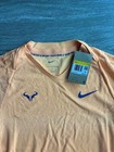 Nike Court Rafa Nadal Tennis Dri-fit Adv Shirt Top Men s Size Small Fd5409