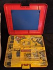 Vintage 90   s Meccano Erector Set With Loads Of Pieces  Instructions And Booklet 