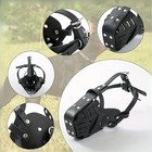 Leather Pet Dog Muzzle German Shepherd Doberman Adjustable Anti Bite Mouth Cage