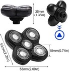5 Head Shaver Heads  2pcs Shaver Blade Heads Shaver Replacement For Electric Raz
