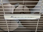 Vintage Kenmore Box Fan Air Circulator Tilt Stand 1963 Brown 2-speed 3-blade 16 