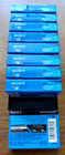 New Factory Sealed Lot Of 9 Blank Sony Digital Video Cassette Tape   Dvm60prr