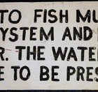 Vintage Summer Camp Hand Painted Solid Wood Sign Primitive Fishing Campground