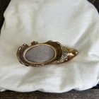 Vintage Ornate Victorian Silverplate Shoe Pin Cushion Holiday Imports Japan