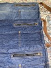 Denim Server Aprons Bundle Lot 3 Pocket Waist Apron With Zipper Pocket Cotton