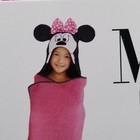 Disney Minnie Mouse Hooded Beach Swim Bath Wrap Towel 25  X 50  Pink The Big One
