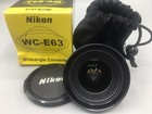Nikon Wc-e63 Wide-angle Converter Lens For Nikon Coolpix With Carry Bag