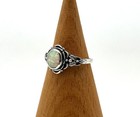 Vintage Opal Leaves Ring 925 Sterling Silver Women Ring Handmade Ring Gift Her