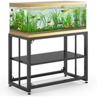 Fish Tank Stand 40 Gallon Metal Aquarium Stand Double-layer Storage Home Office