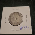 Canada 1942 25 Cents Quarter King George Vi Canadian Silver Coin