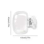 4pcs Portable Travel Toothbrush Cover Clips Multi Color Toothbrush Protector Set