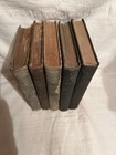 Lot Of 5 Antique Vintage School Books English Algebra Civics 1900-1924 Old