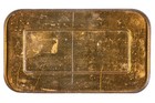 Scarce 1900s Wright Co     all Nations  Hinged Litho Tobacco Tin In Very Good Cond